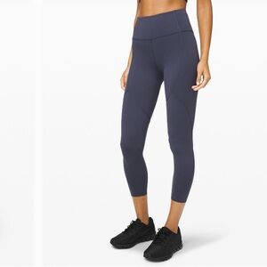 Lululemon to the beat tight stone blue size 4